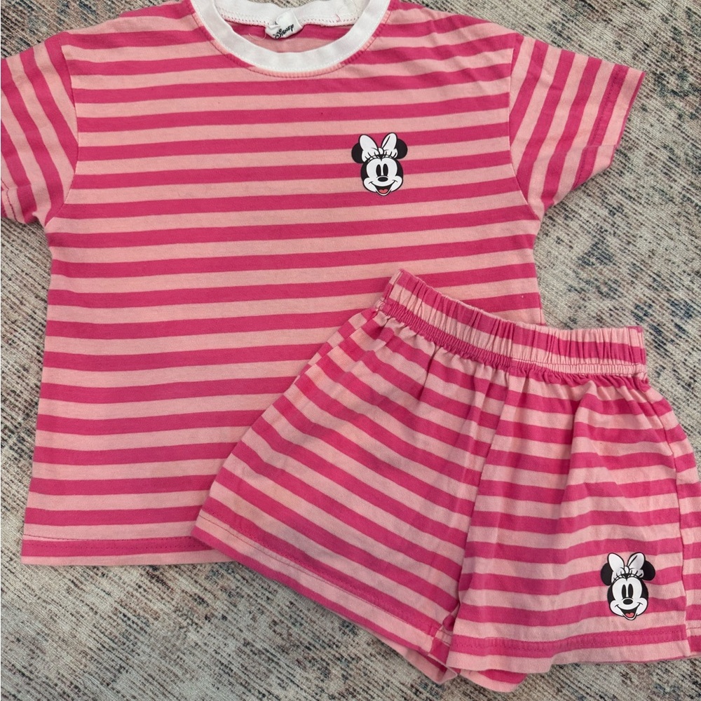 Minnie Mouse stripe set